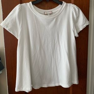 White Anthropologie top